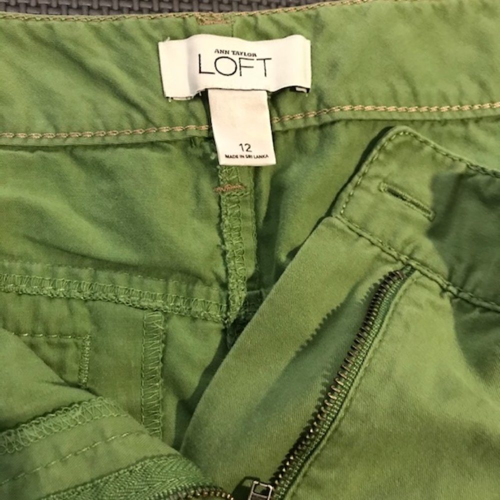Ann Taylor Loft Shorts Green
